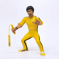 Bruce Lee Zombie Sailors Toys Actionfigur i gul träningsdress, 11 cm