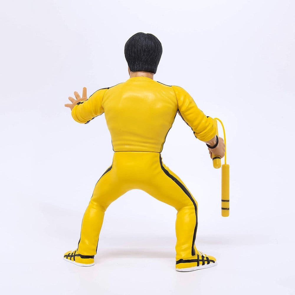 Bruce Lee Zombie Sailors Toys Actionfigur i gul träningsdress, 11 cm