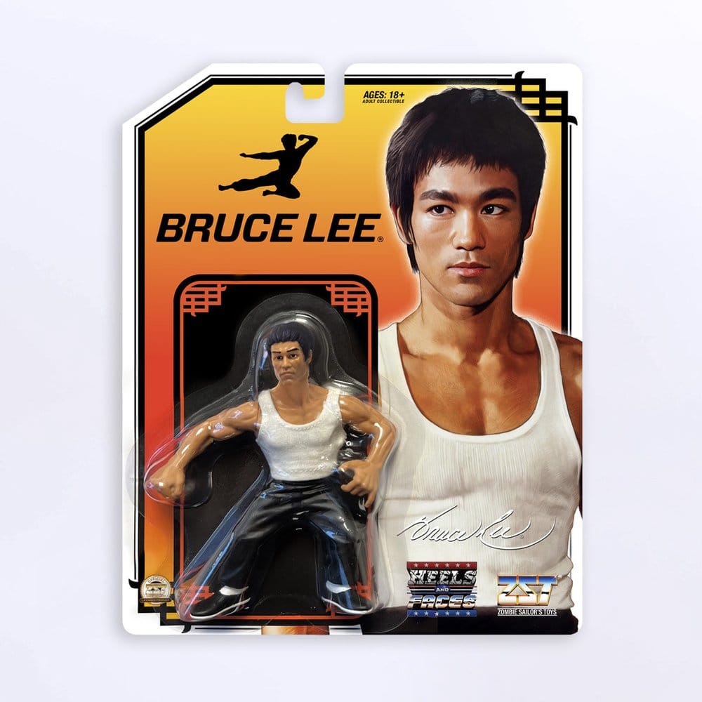 Bruce Lee Zombie Sailors Toys Actionfigur (Dragon) Vit Linne 11 cm