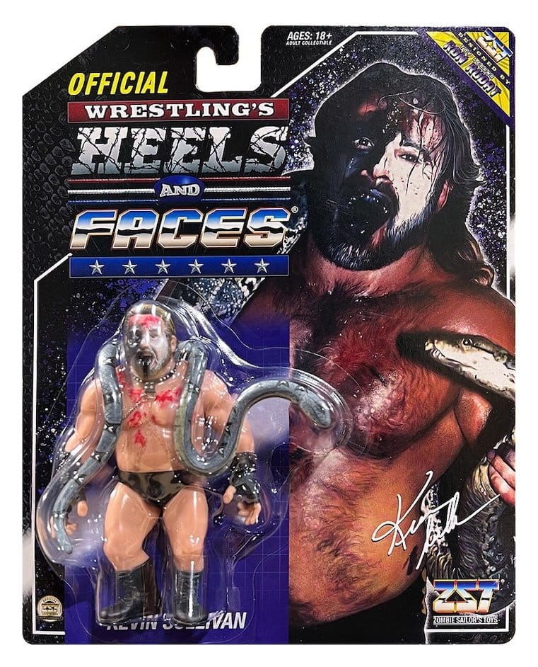 Zombie Sailors Toys actionfigur Kevin Sullivan med orm, 11 cm