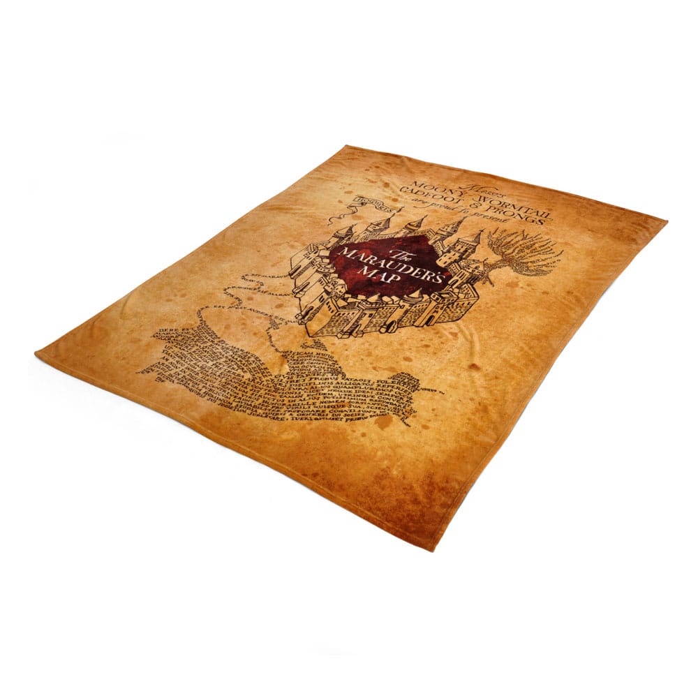 Harry Potter Cozy Blanket Portal Marauder's Map 180 x 200 cm Nerdy by Nature