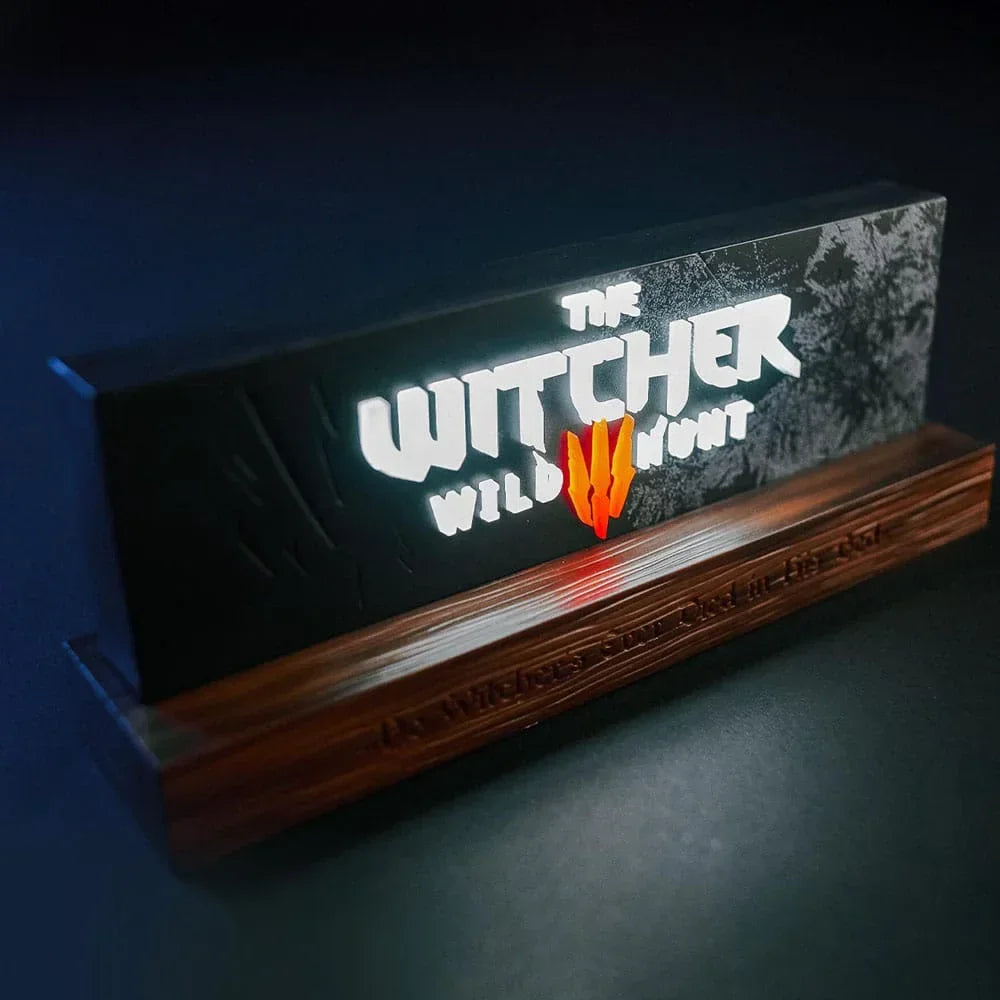 The Witcher LED-Ljus Wild Hunt Logotyp 22 cm Neamedia Icons