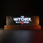 The Witcher LED-Ljus Wild Hunt Logotyp 22 cm Neamedia Icons