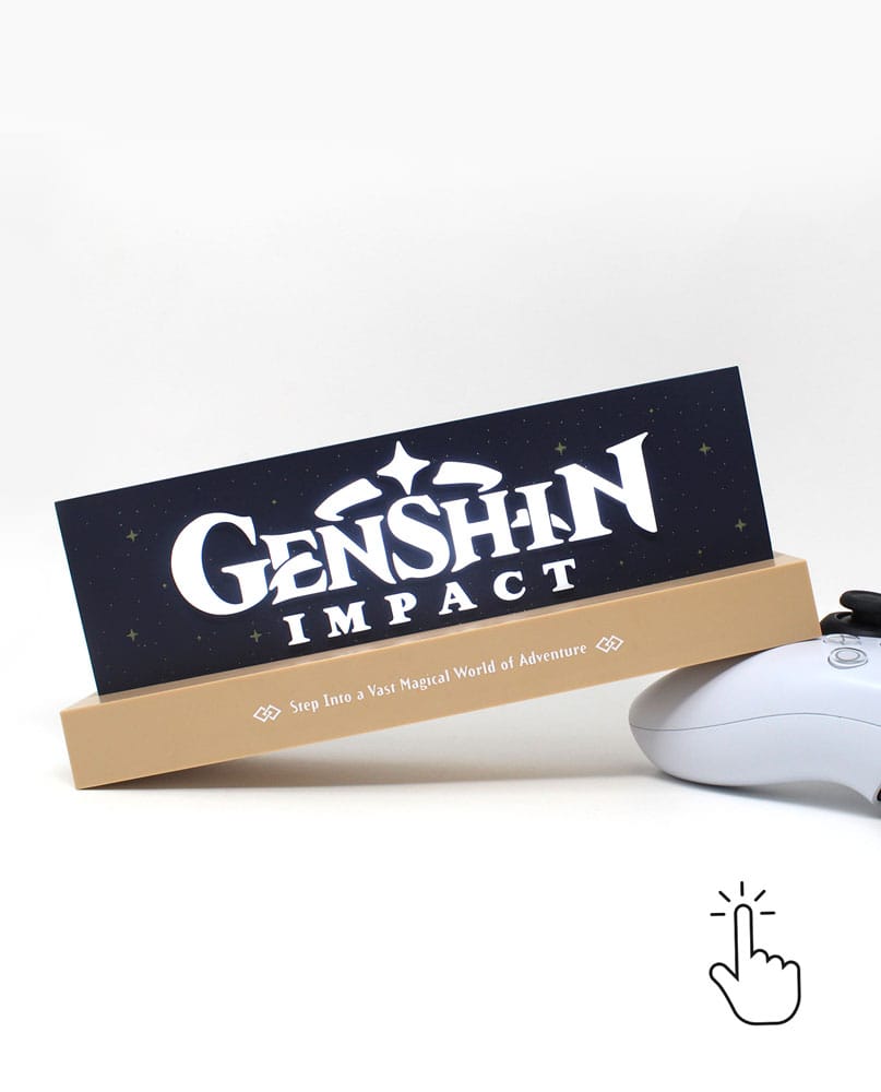 Genshin Impact LED-Ljus Logotyp 22 cm Neamedia Icons
