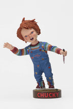 Chucky Head Knocker Bobble-Head med Kniv 18 cm NECA