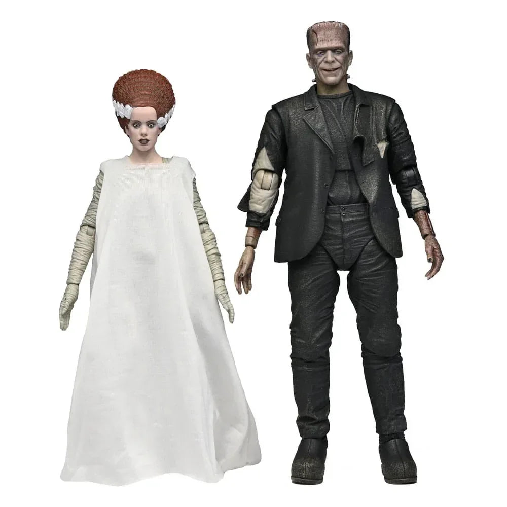Universal Monsters Action Figur 2-Pack: Bride of Frankenstein 90-årsjubileum – Monstret och Hans Maka 18 cm NECA