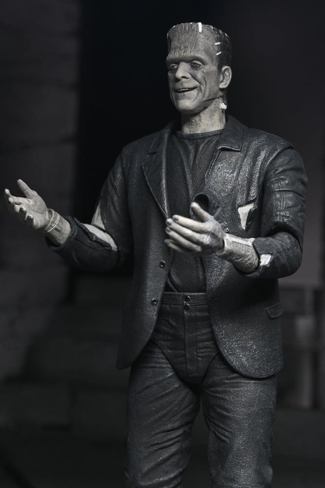 Universal Monsters 2-pack actionfigur Bruden från Frankenstein 90-årsjubileum Monstret och hans maka (Svartvit) 18 cm