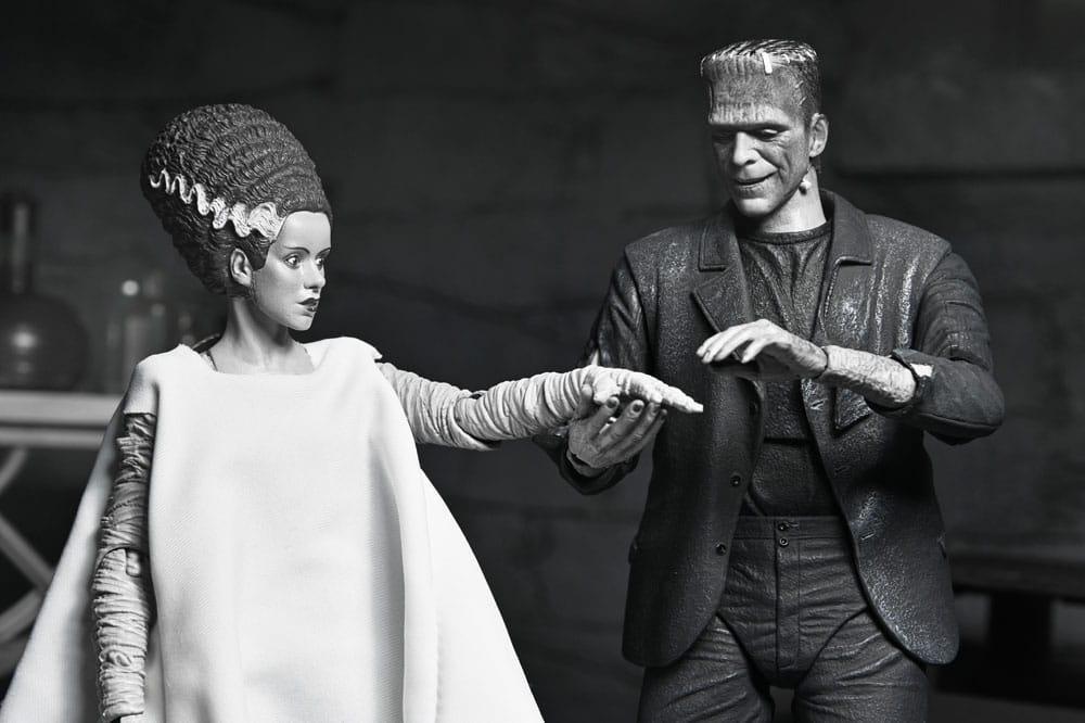Universal Monsters Action Figur Ultimate Frankenstein's Monster (Bride of Frankenstein) (B&W) 18 cm NECA