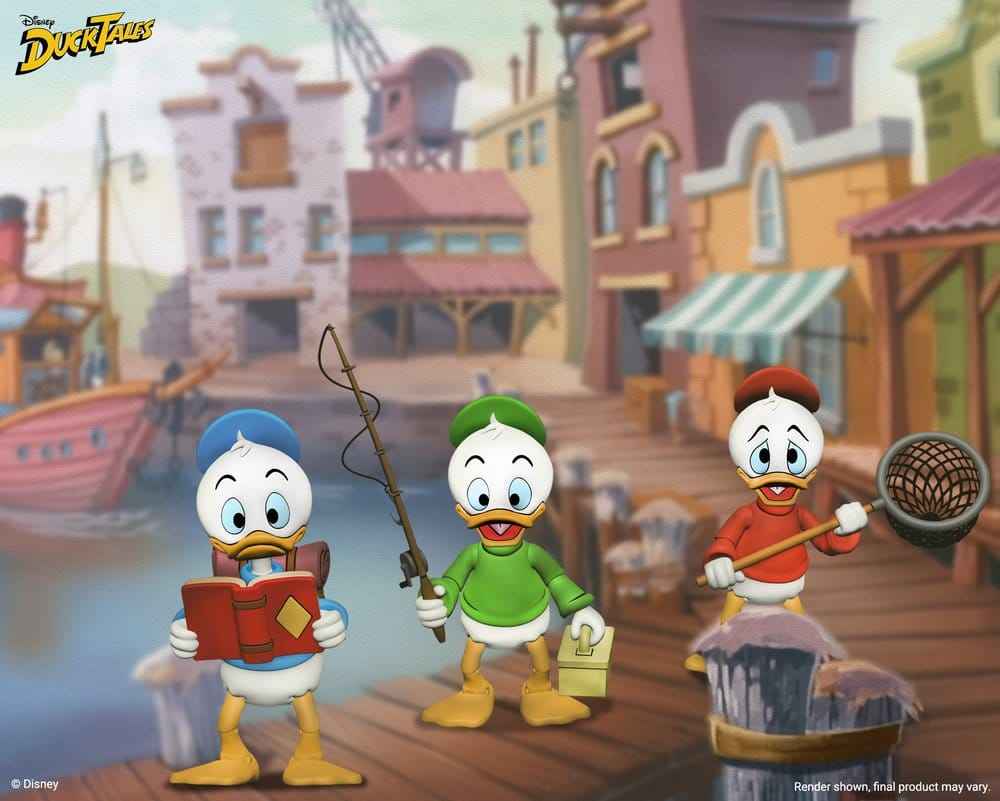 DuckTales Ultimata Actionfigur 3-Pack Huey, Dewey och Louie 18 cm