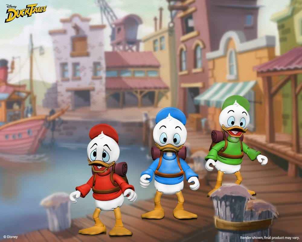 DuckTales Ultimata Actionfigur 3-Pack Huey, Dewey och Louie 18 cm