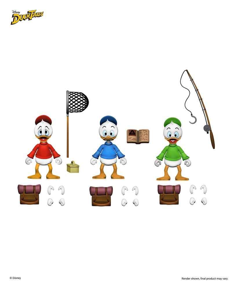 DuckTales Ultimata Actionfigur 3-Pack Huey, Dewey och Louie 18 cm