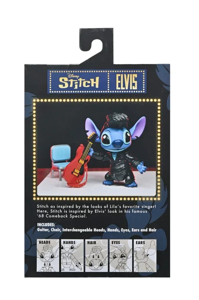Lilo & Stitch Action Figur Ultimate Singer Elvis Stitch 7 cm NECA