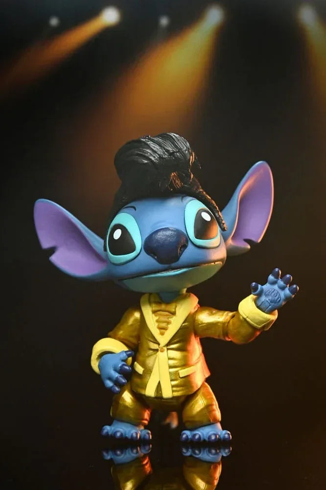 Lilo & Stitch Action Figur Ultimate Gold Suit Elvis Stitch 18 cm NECA