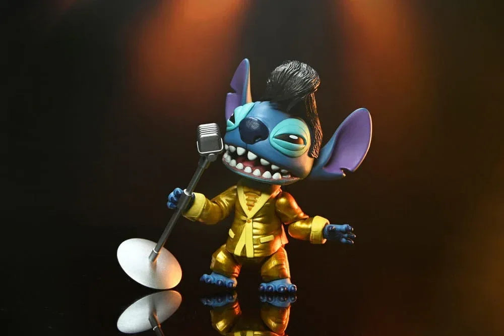 Lilo & Stitch Action Figur Ultimate Gold Suit Elvis Stitch 18 cm NECA