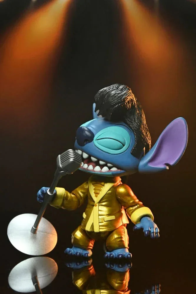 Lilo & Stitch Action Figur Ultimate Gold Suit Elvis Stitch 18 cm NECA