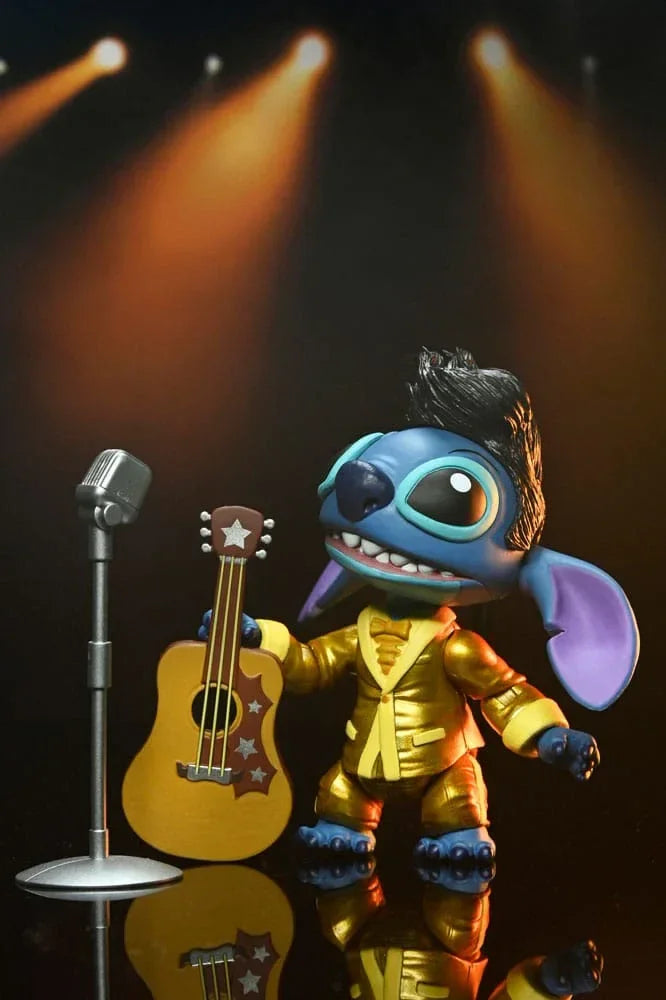 Lilo & Stitch Action Figur Ultimate Gold Suit Elvis Stitch 18 cm NECA