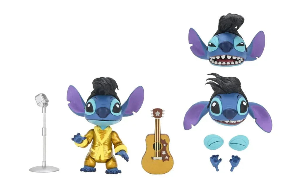 Lilo & Stitch Action Figur Ultimate Gold Suit Elvis Stitch 18 cm NECA