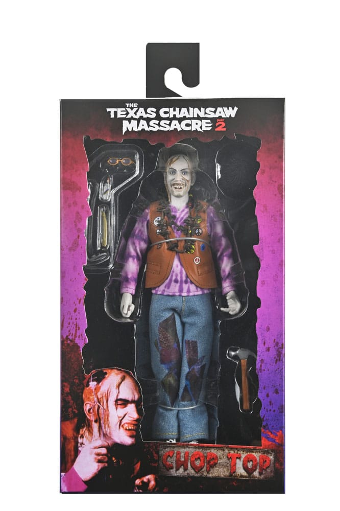Texas Chainsaw Massacre 2 Clothed Action Figur Chop Top 20 cm NECA