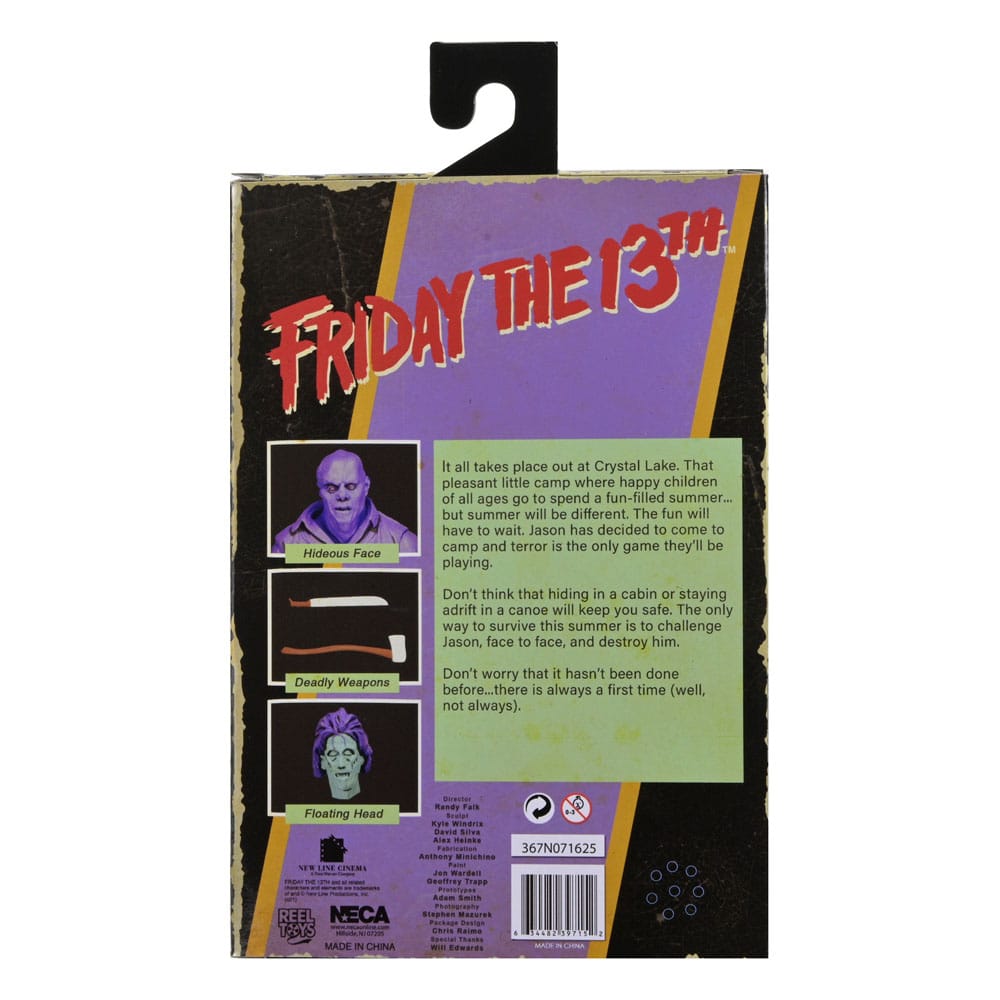 Friday the 13th Action Figur Jason Theme Music Edition (Klassisk Videospel Utseende) 18 cm NECA