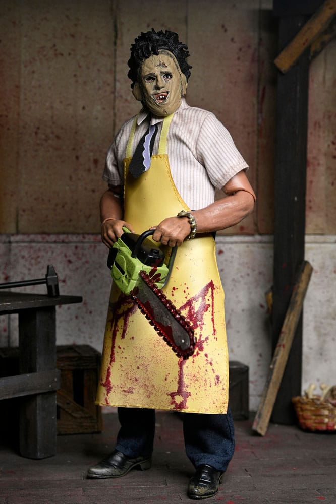 Texas Chainsaw Massacre Klädd Actionfigur Leatherface 20 cm NECA