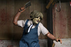 Texas Chainsaw Massacre Klädd Action Figur Leatherface med Gamla Dam Mask 20 cm NECA