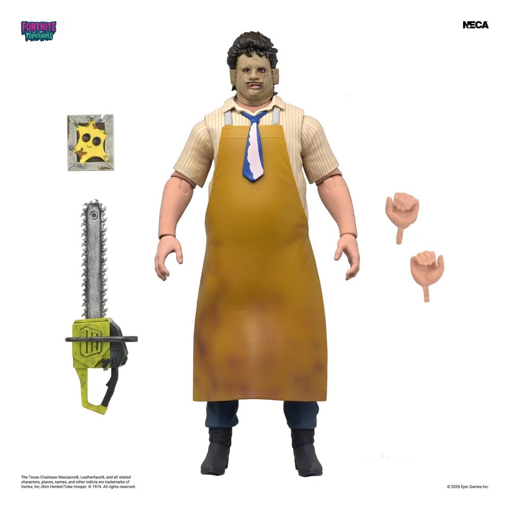 Fortnite/Texas Chainsaw Massacre Fortnitemares actionfigur Leatherface 18 cm