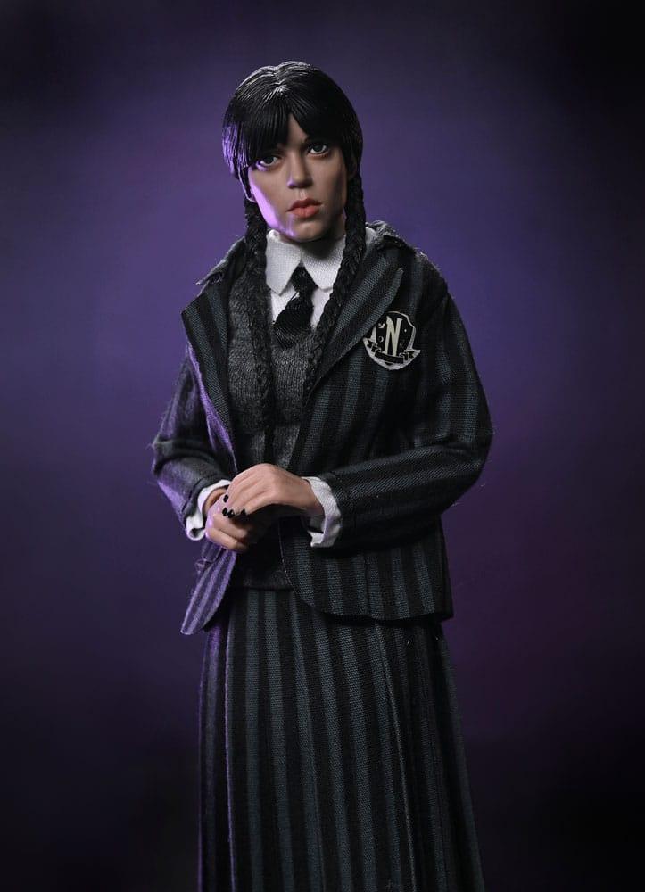 Wednesday Action Figur 2 Pack - Wednesday Addams (Nevermore Uniform) och Enid 20 cm NECA