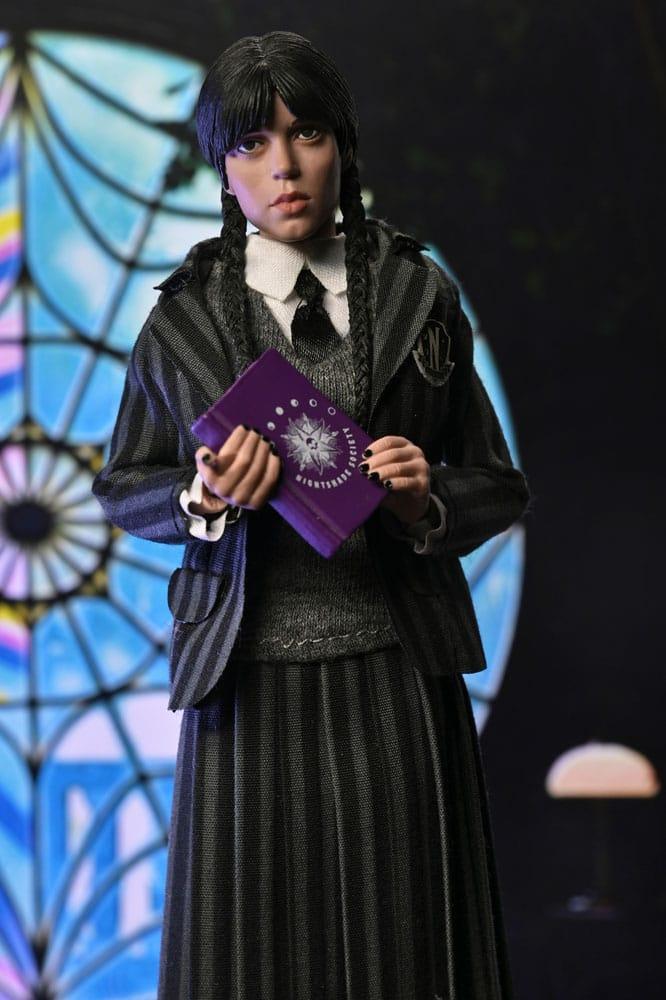 Wednesday Action Figur 2 Pack - Wednesday Addams (Nevermore Uniform) och Enid 20 cm NECA