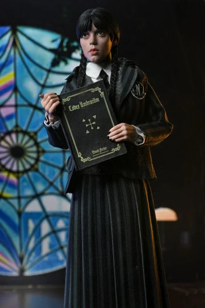 Wednesday Action Figur 2 Pack - Wednesday Addams (Nevermore Uniform) och Enid 20 cm NECA