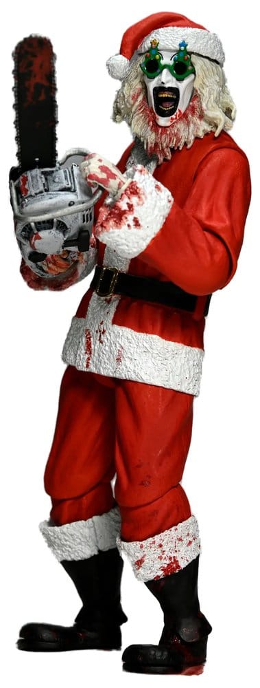 Terrifier 3 Actionfigur Ultimate Santa Suit Art the Clown (Blodig Version) 18 cm