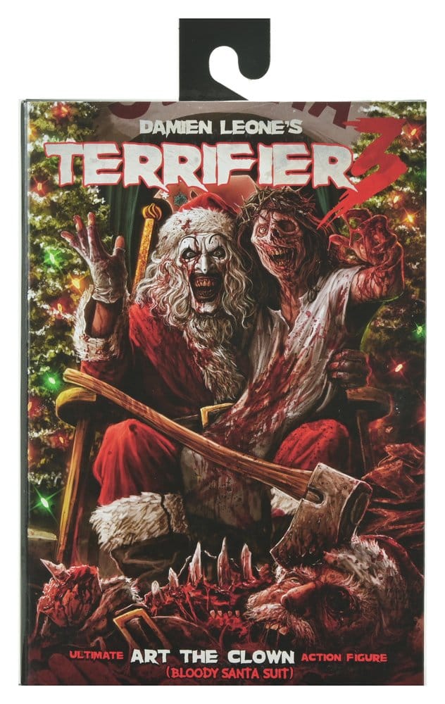Terrifier 3 Actionfigur Ultimate Santa Suit Art the Clown (Blodig Version) 18 cm
