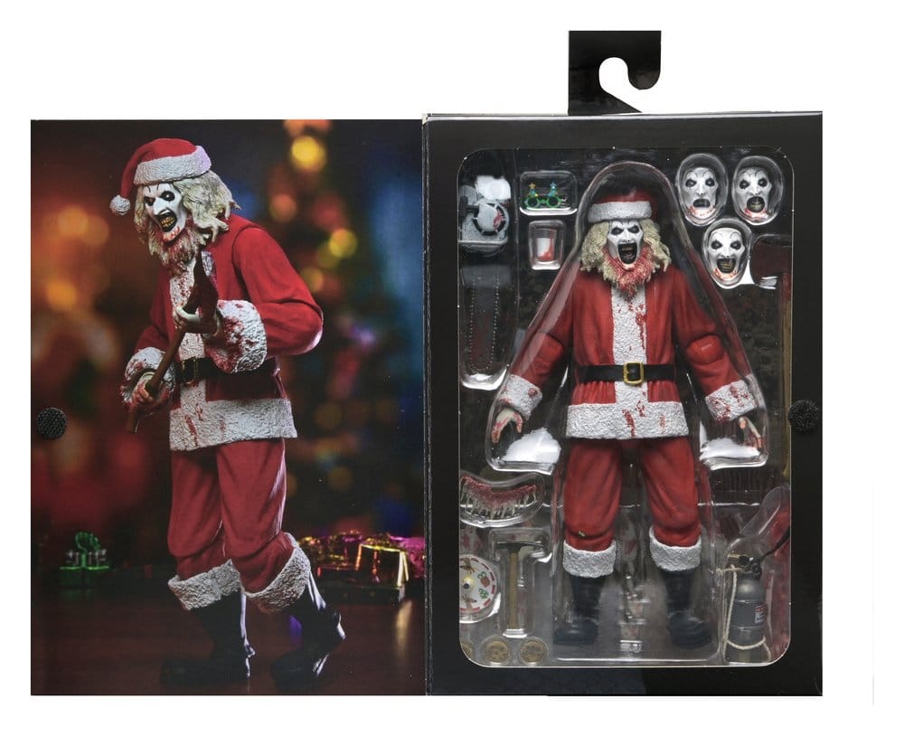 Terrifier 3 Actionfigur Ultimate Santa Suit Art the Clown (Blodig Version) 18 cm