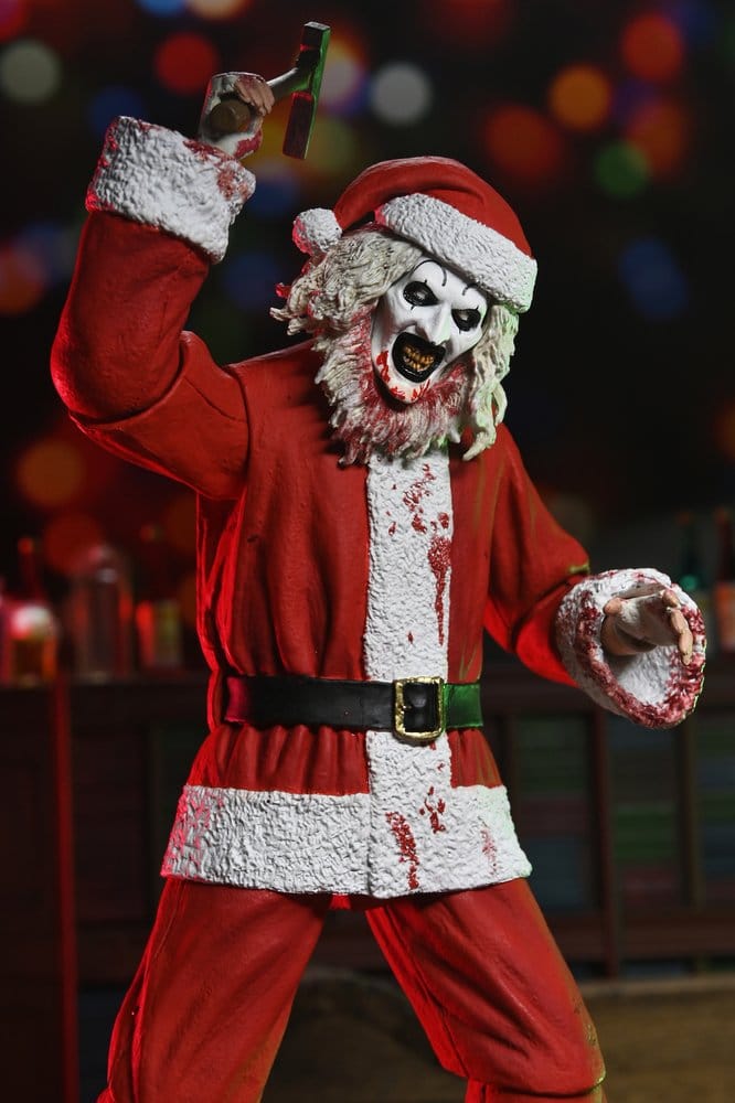 Terrifier 3 Actionfigur Ultimate Santa Suit Art the Clown (Blodig Version) 18 cm