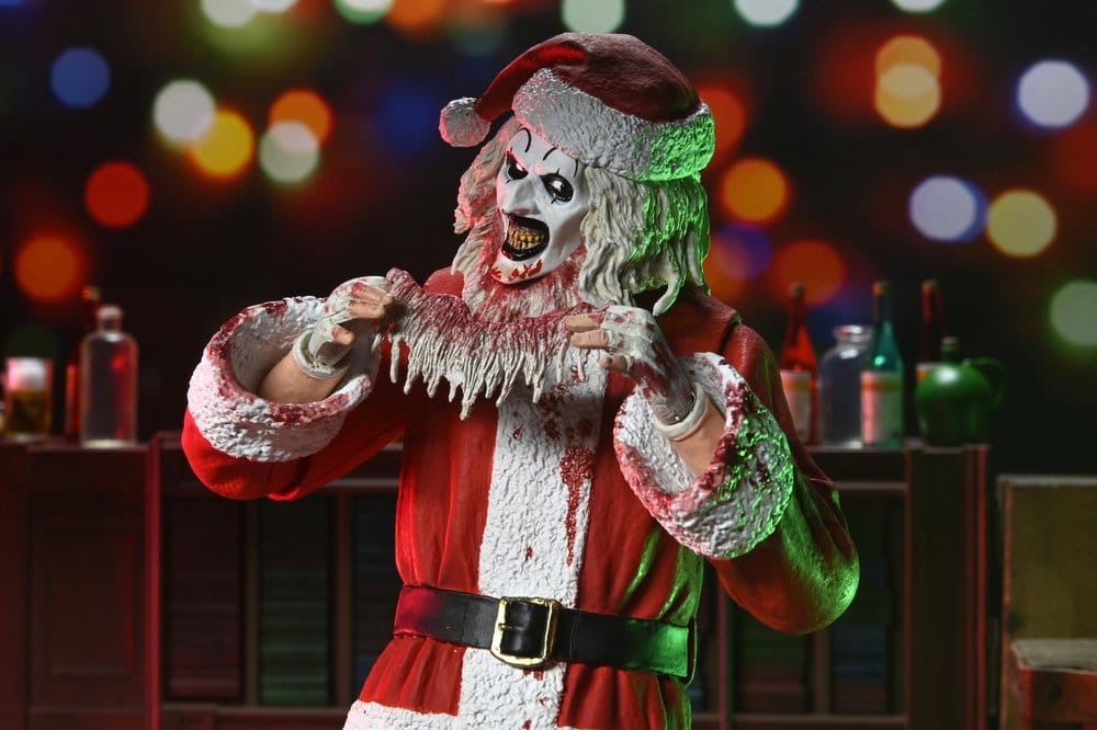 Terrifier 3 Actionfigur Ultimate Santa Suit Art the Clown (Blodig Version) 18 cm
