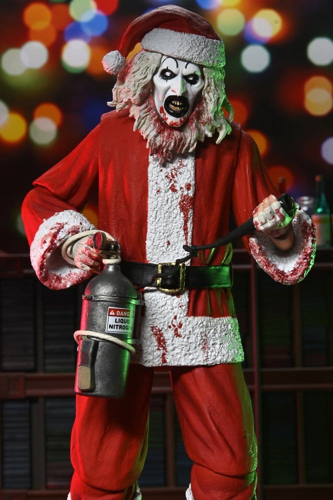Terrifier 3 Actionfigur Ultimate Santa Suit Art the Clown (Blodig Version) 18 cm