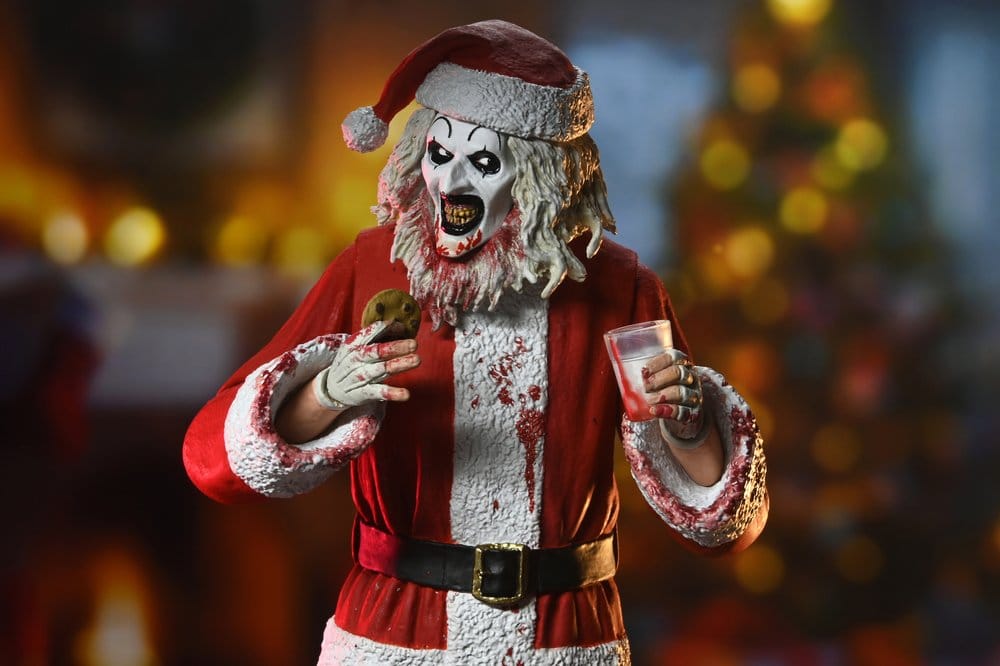 Terrifier 3 Actionfigur Ultimate Santa Suit Art the Clown (Blodig Version) 18 cm