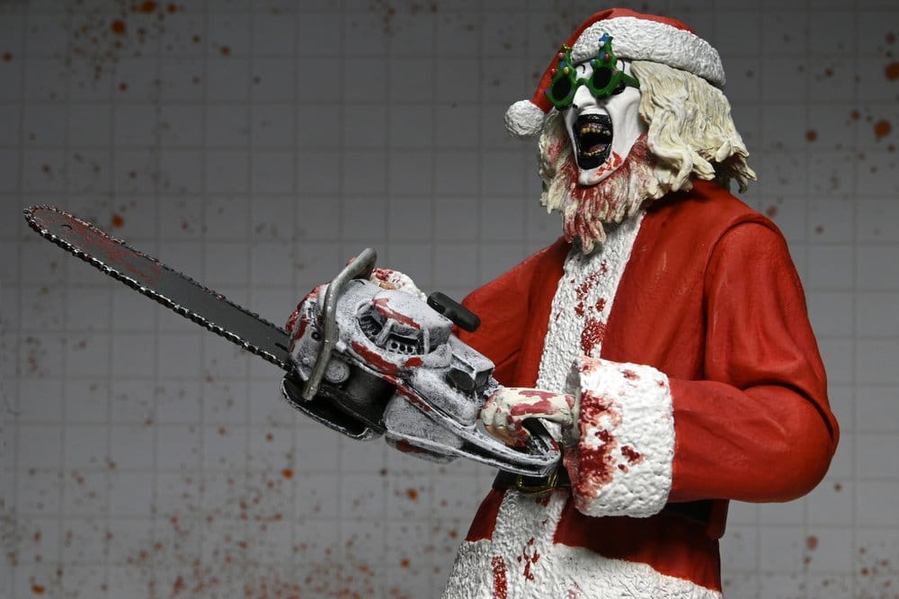 Terrifier 3 Actionfigur Ultimate Santa Suit Art the Clown (Blodig Version) 18 cm