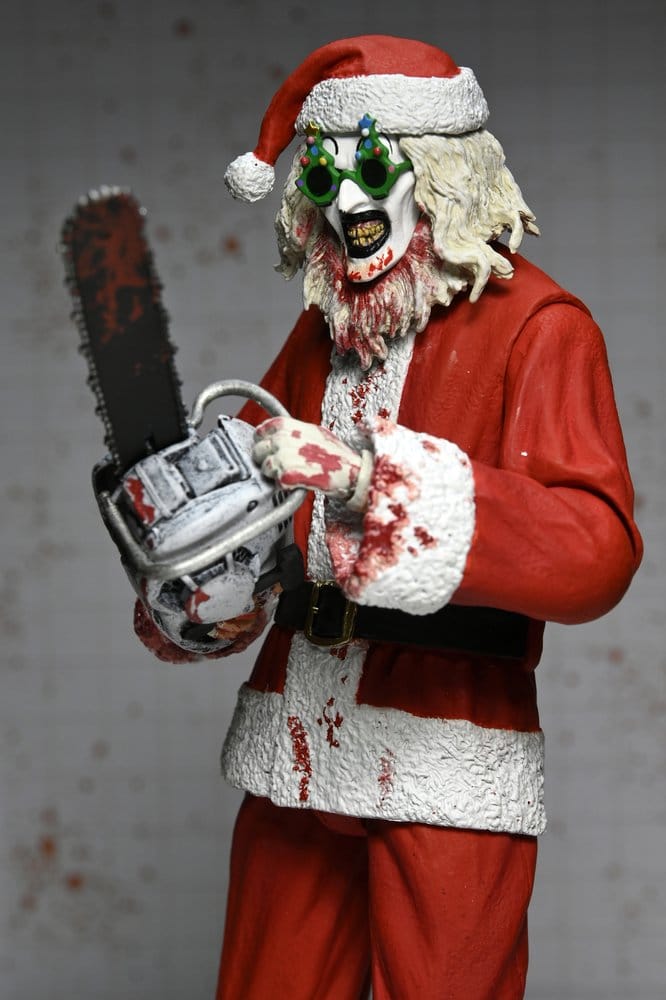 Terrifier 3 Actionfigur Ultimate Santa Suit Art the Clown (Blodig Version) 18 cm