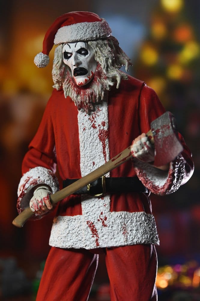 Terrifier 3 Actionfigur Ultimate Santa Suit Art the Clown (Blodig Version) 18 cm