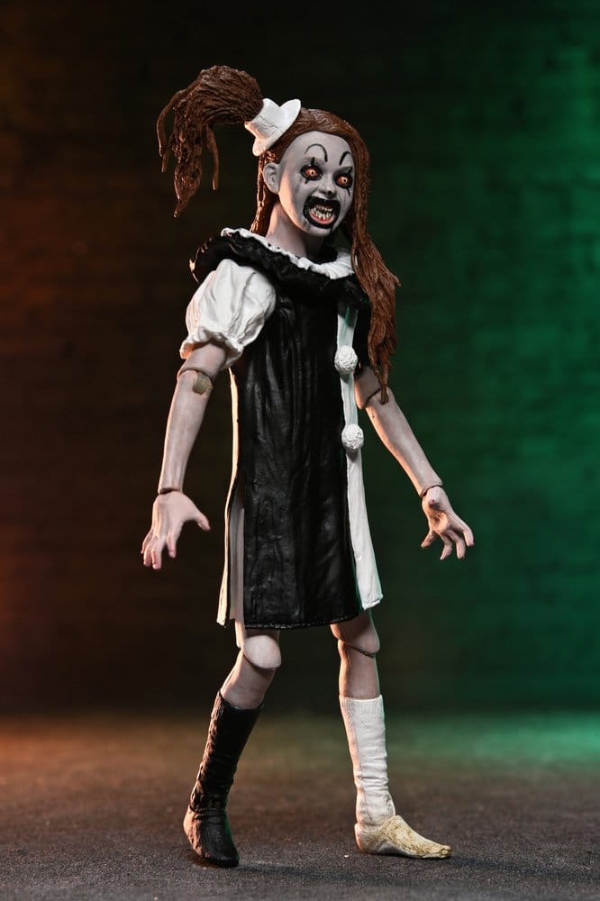 Terrifier 2 2-pack Actionfigurer Ultimate Art the Clown & Little Pale Girl 18 cm