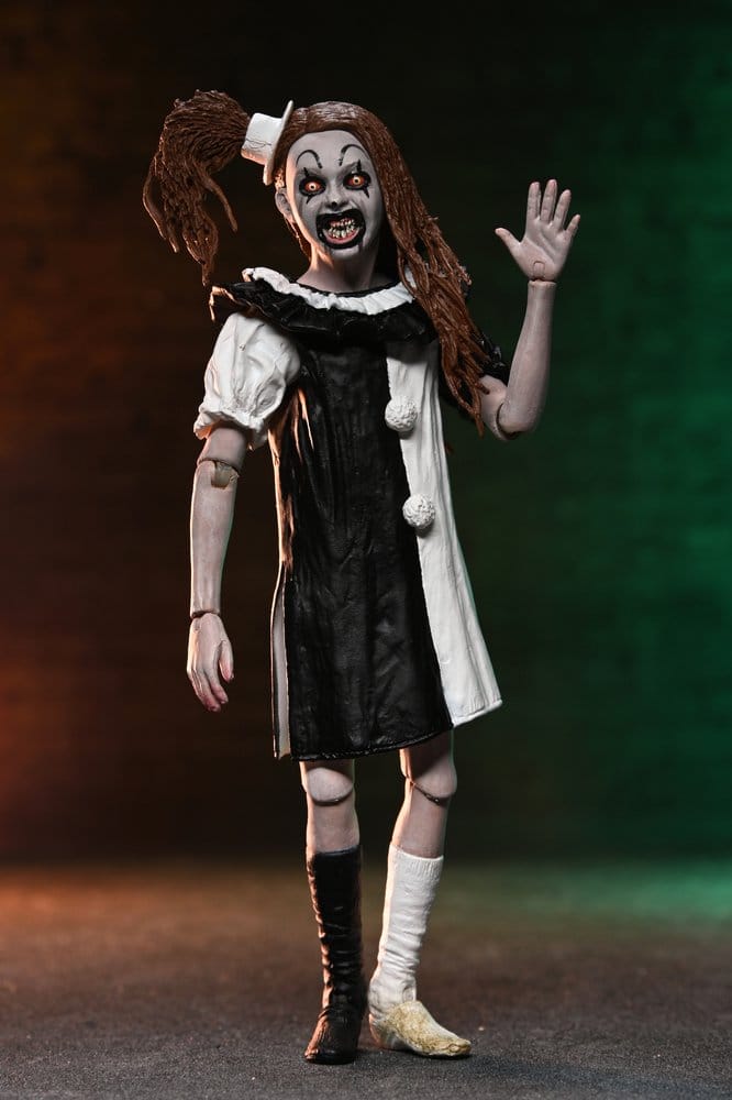 Terrifier 2 2-pack Actionfigurer Ultimate Art the Clown & Little Pale Girl 18 cm