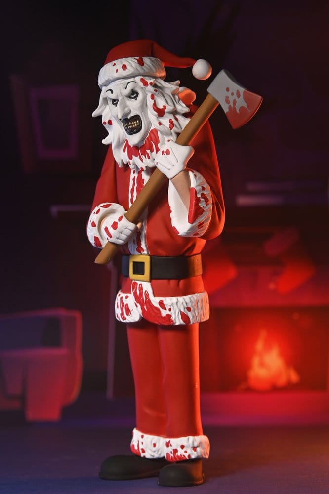 Terrifier 3 Toony Terrors Action Figur Santa Suit Art the Clown (Bloody Version) 15 cm