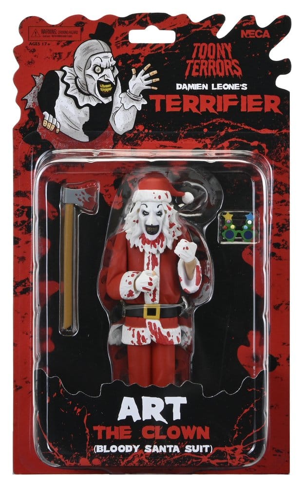 Terrifier 3 Toony Terrors Action Figur Santa Suit Art the Clown (Bloody Version) 15 cm
