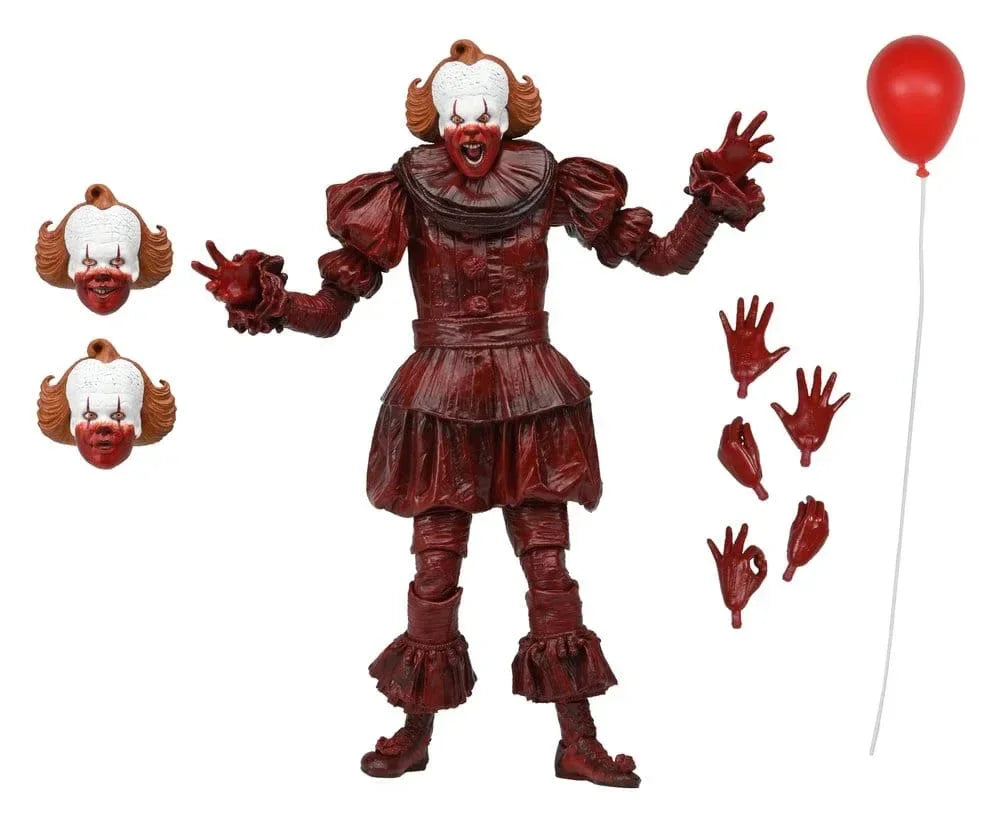 Det: Välkommen till Derry Action Figur Blood Pennywise 18 cm NECA