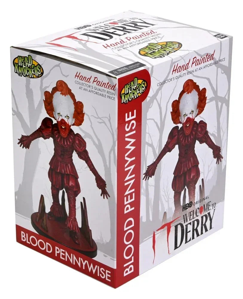 Det: Välkommen till Derry Huvudknackare Blod Pennywise 19 cm NECA