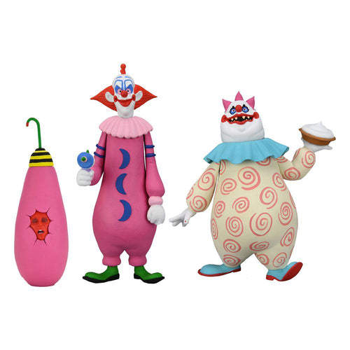 Killer Klowns from Outer Space Toony Terrors Action Figur 2-Pack Slim & Chubby 15 cm NECA