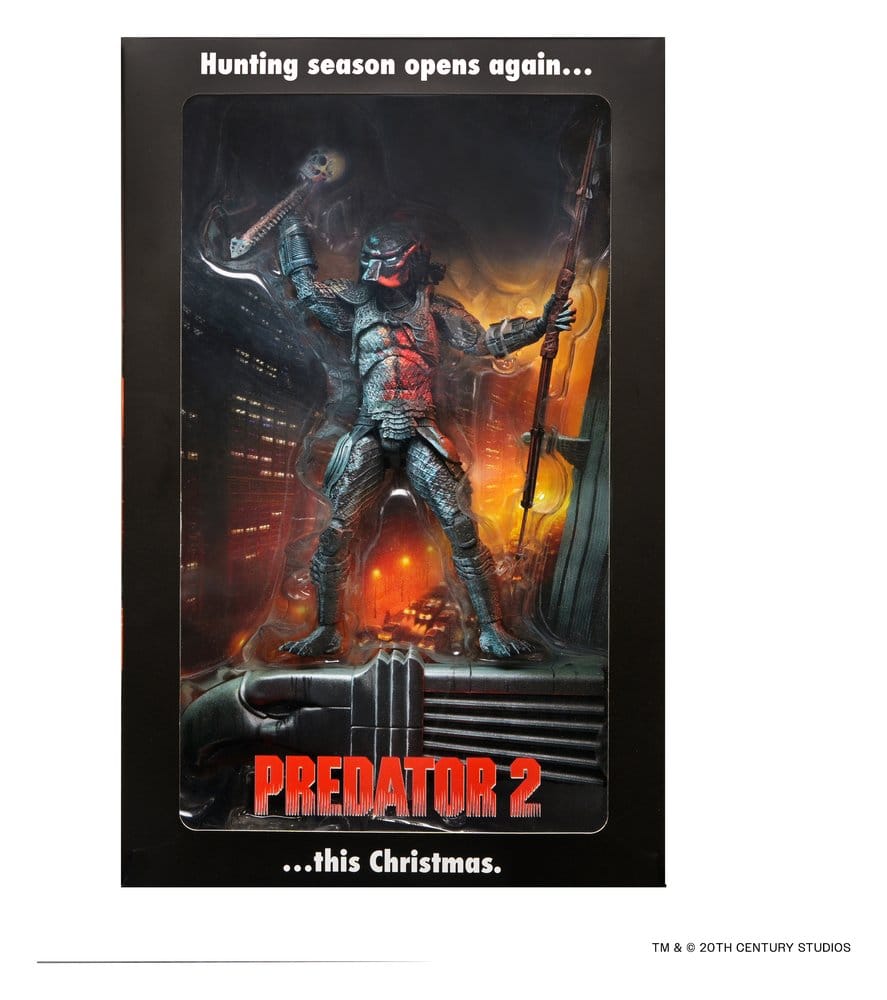 Predator 2 Action Figur City Hunter Poster Series 18 cm