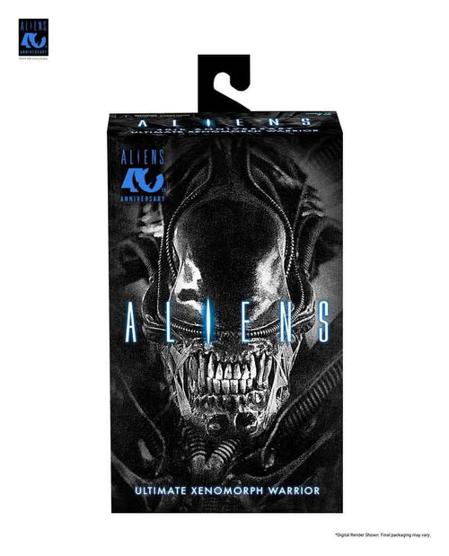 Aliens Ultimata Actionfigur Krigare (1986) Xenomorph Svart (40-årsjubileum) 23 cm