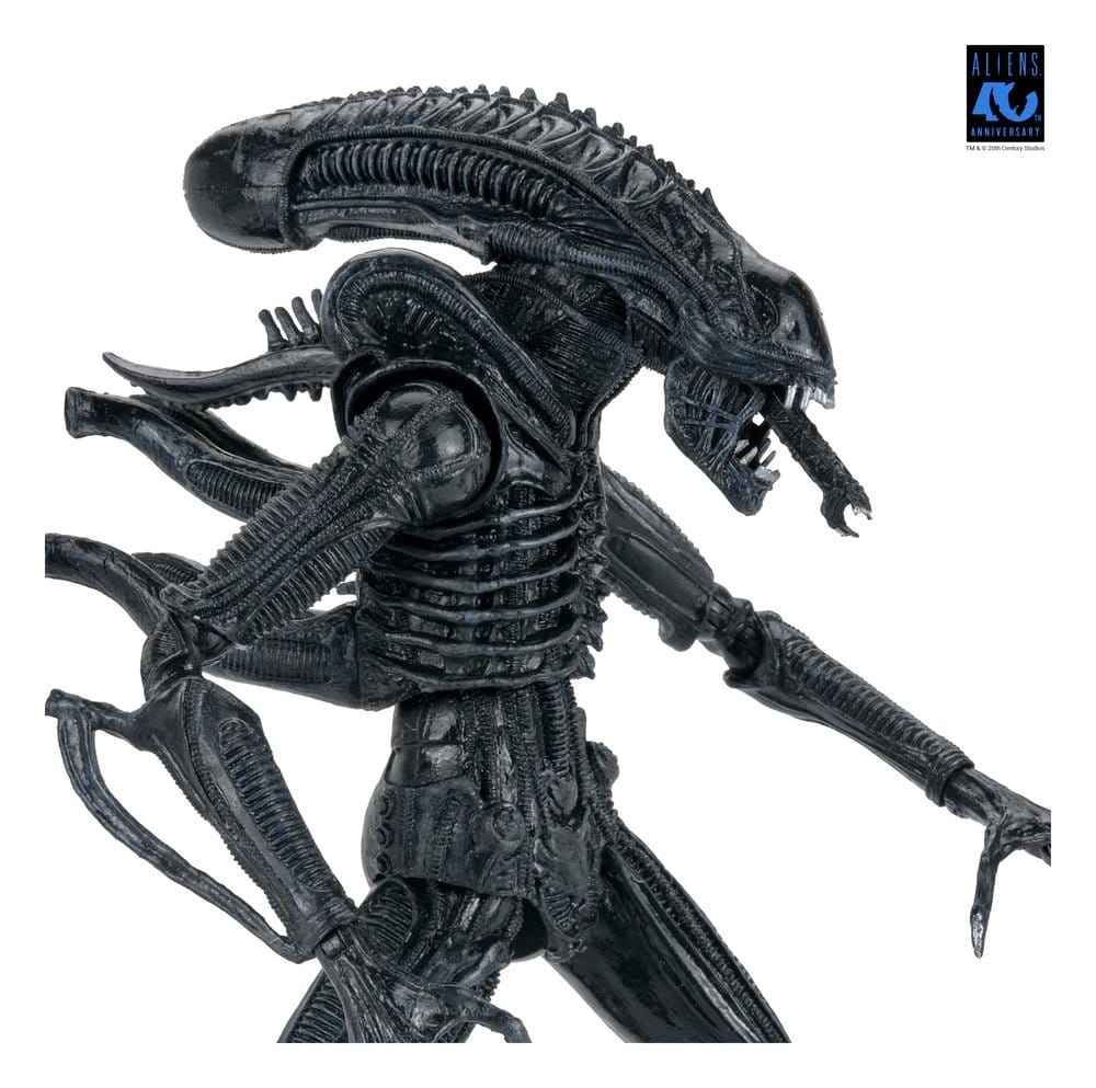 Aliens Ultimata Actionfigur Krigare (1986) Xenomorph Svart (40-årsjubileum) 23 cm