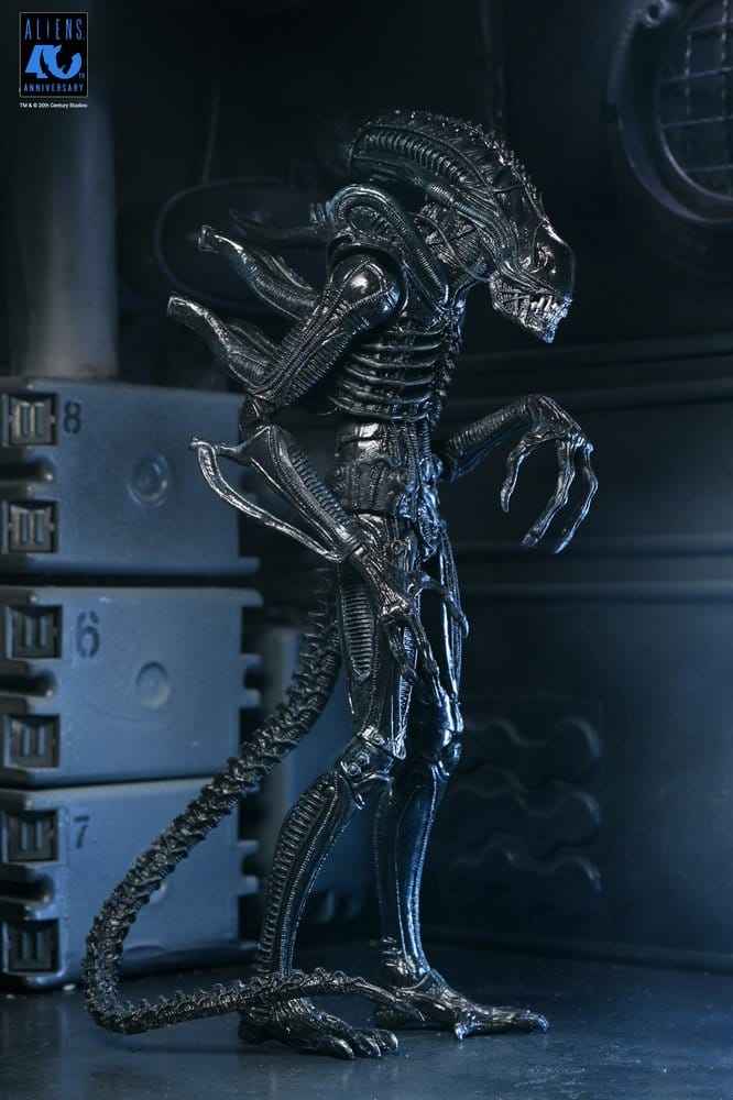 Aliens Ultimata Actionfigur Krigare (1986) Xenomorph Svart (40-årsjubileum) 23 cm